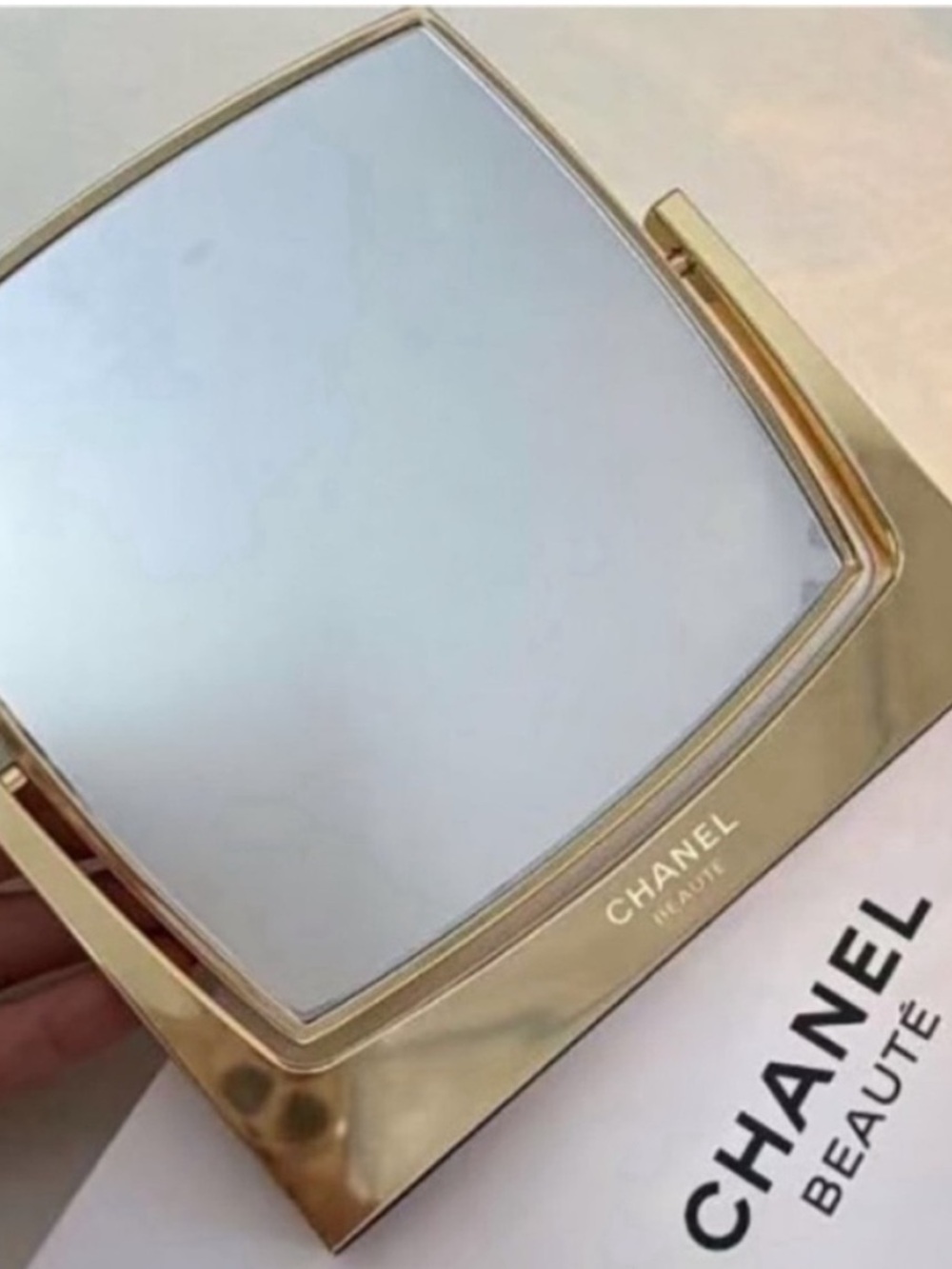 Chanel beauty double sided mirror
